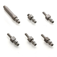 Giắc cắm nhanh chuẩn DIN dành cho khí nén 4 bar Air4 dùng trong y tế, dạng đuôi chuột